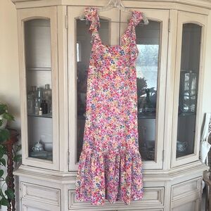 BCBG generation floral midi dress size small